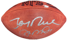 Joe Montana &amp; Jerry Rice dual signed Official NFL Taglibue Football- JSA #G38998 - £527.53 GBP