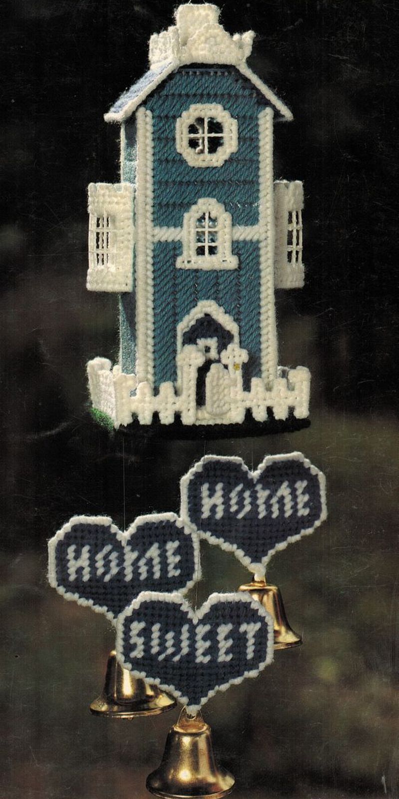 Plastic Canvas Bluebird Butterfly Home Sweet Home Wind Chimes Patterns