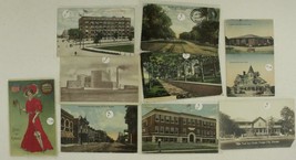 Vintage Postcard Lot KANSAS Ft Scott Coffeyville Larabee Mills Sante Fe RR Hotel - £14.05 GBP