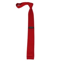 Men's Vitorofolo Italy Slim Tie Woven Fabric Fashionable RS-2 Red image 2