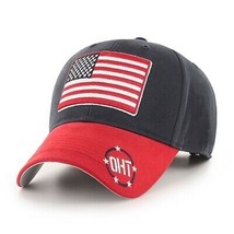 OHT Operation Hat Trick Red &amp; Blue US Flag Adjustable Hat by Fan Favorite - £14.54 GBP