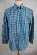 CHAPS Men&#39;s Long Sleeve Easy Care Cotton Button Down Shirt size M - £13.47 GBP