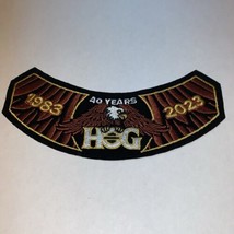 NEW 2023 HOG Harley Davidson Owners Group Patch Badge 40 Years Anniversary - £22.41 GBP