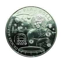 Germany Medal 2021 Mother Hulda Holle Silver 32mm Grimm Brothers Fairy 04334 - £30.42 GBP