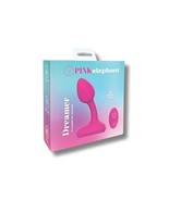 Pink Elephant Dreamer Rechargeable Vibe w/Remote Butt Plug - $1,122.10 MXN