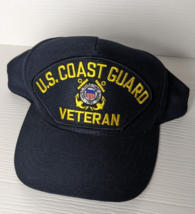 U.S. Coast Guard Veteran Hat cap baseball hat made in USA - £10.19 GBP