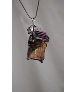 Bismuth pendant with silverplated bail - €21,99 EUR