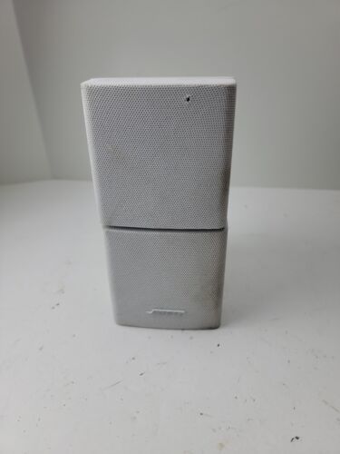 Bose Double Cube Swivel Acoustimass Lifestyle Speaker White  			