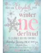 Winter Onderland Birthday Invitation/Digital File/printable/Wording can ... - $14.95