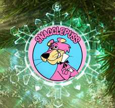 Snagglepuss Snowflake Multi Colored Blinking Lit Holiday Christmas Tree Ornament - £12.14 GBP