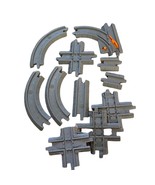 GeoTrax Gray Railroad Railway 11 Piece Set with Switches &amp; Crossings - $26.34 CAD