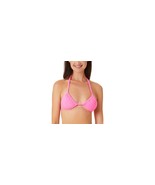 MSRP $20 California Waves Juniors Ribbed Terry Triangle Bikini Top Pink ... - $13.44 CAD