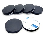 1 1/2&quot; Round Stick on Rubber Feet 1/4&quot; Thick Bumper with 3M Adhesive Bac... - £7.78 GBP+