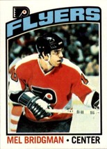 1976 Topps #26 Mel Bridgman RC Philadelphia Flyers EX - £3.15 GBP