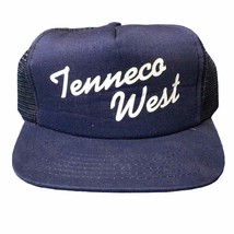Tenneco West Snapback Hat Cap Bakersfield CA Gas Oil Oilfield Lease Mesh... - $21.29