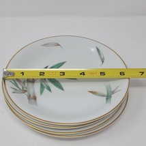 Set of 4 Noritake China Canton (5027) Bamboo 6 1/8&#39; Bread Plates MINT - $23.75