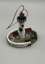 Ornament Christmas Ocean City New Jersey Lighthouse Resin Oval S4B3 3 x 2.75 Ins - £8.09 GBP