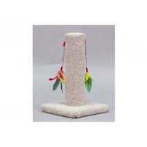 North American Pet Cat Post with Feather Assorted 1ea/17.5 in - £28.44 GBP