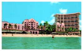 Royal Hawaiian Hotel &amp; Sheraton Waikiki &amp; Motor Inn Hawaii Postcard - £7.69 GBP