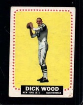 1964 Topps #130 Dick Wood Good+ (Rc) Ny Jets *X109707 - £4.21 GBP