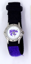 Kansas State Wildcats Digital Ladies Wristwatch Hook &amp; Loop Band - £15.97 GBP