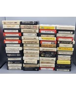 8 Track Tapes Lot Johnny Cash Patsy Cline Waylon Jennings Hank Williams ... - $48.49