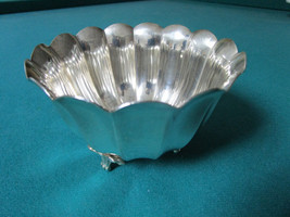 GIDIELLI MORONE ITALY SILVEPLATE FOOTED BOWL FLUTED BODY STILL WITH LABE... - $54.45