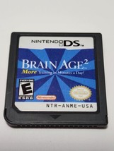 Brain Age 2: More Training in Minutes a Day (Nintendo DS, 2007) Game Cart Only - £5.42 GBP