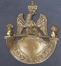 British Era Napoleonic Shako Helmet Plate Pressed Brass-
show original title
... - £35.67 GBP