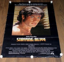 Staying Alive Movie Poster Vintage 1983 Paramount #830097 John Travolta - £10.38 GBP