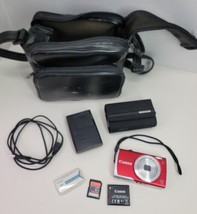 Canon PowerShot A2500 16MP Digital Camera w/ Case Bag Cord Charger Battery Card - $125.77
