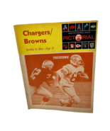 VTG  San Diego Chargers vs Cleveland Browns Program AFL August 23, 1969 ... - £175.21 GBP