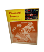 VTG  San Diego Chargers vs Cleveland Browns Program AFL August 23, 1969 ... - £166.49 GBP