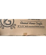 Wall Mounted Riven Shelves 18&quot;+24&quot; - $357.53 MXN
