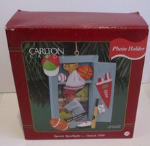 Carlton Cards Photo Holder Sports Spotlight--Dated 1999 Heirloom Collection NEW - $14.30