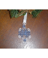 Paper Quill Blue Ornament- Handcrafted New - £7.89 GBP