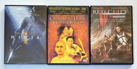 Ninja (Sealed), Crouching Tiger Hidden Dragon (Used) &amp; Red Cliff (Used) DVD  - £6.64 GBP