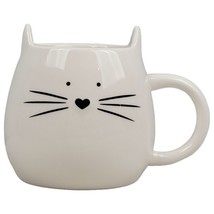 White Novelty Cat Mug - Global Design - $17.08