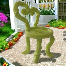 Disney Fairies Tinks Pixie Chair Cottage Vine Diorama Green Button Repla... - £6.18 GBP