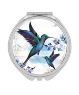 Hummingbird : Gift Compact Mirror Bird Beautiful Flowers Decor Ecology N... - £10.44 GBP