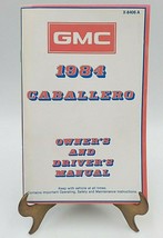 Original 1984 GMC Caballero Owners &amp; Drivers Manual X-8406A NOS Vintage  - £41.04 GBP