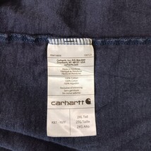 Carhartt K87-NVY Men's Tall Short Sleeve Pocket Workwear Blue Cotton T-Shirt 2XL image 5