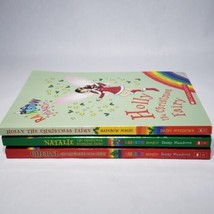 Lot of 3 Rainbow Magic Christmas Books Daisy Meadows Holly Cheryl Natalie - £8.67 GBP