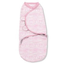 Natural Position 2-In-1 Swaddle With Easy Change Zipper, Sugar Stripes, Small (0 - £22.72 GBP