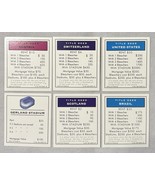 Vintage Monopoly World Cup France 1998 FIFA Replacement Parts: 6 Propert... - $9.68 CAD
