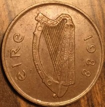 1988 Ireland 2 Pence Coin - £1.02 GBP