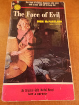 The Face Of Evil by John McPartland Gold Medal 393 stated 1st Print 1954 Good - £9.50 GBP