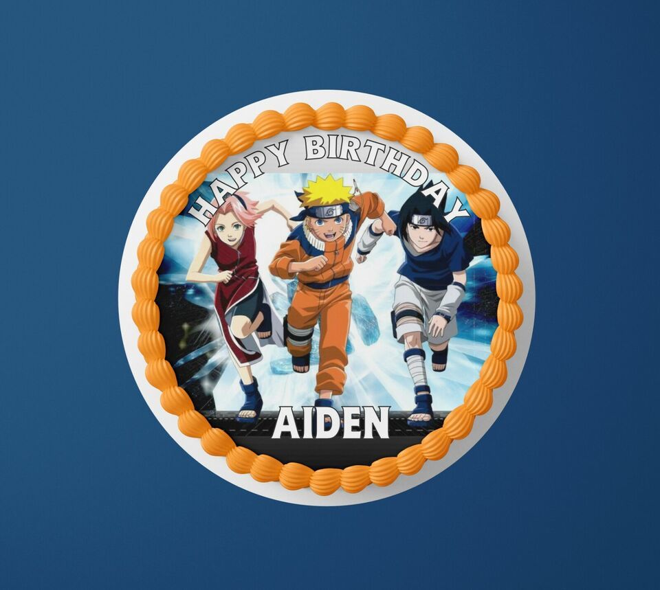 Anime Edible Cake Decoration naruto - $9.89