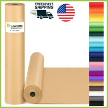 Brown Kraft Paper Roll For Gift Wrapping Moving Shipping Packing Art Cra... - $248.96 MXN