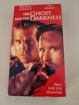 The Ghost and the Darkness VHS 1997 Michael Douglas Val Kilmer Rated R - £2.28 GBP